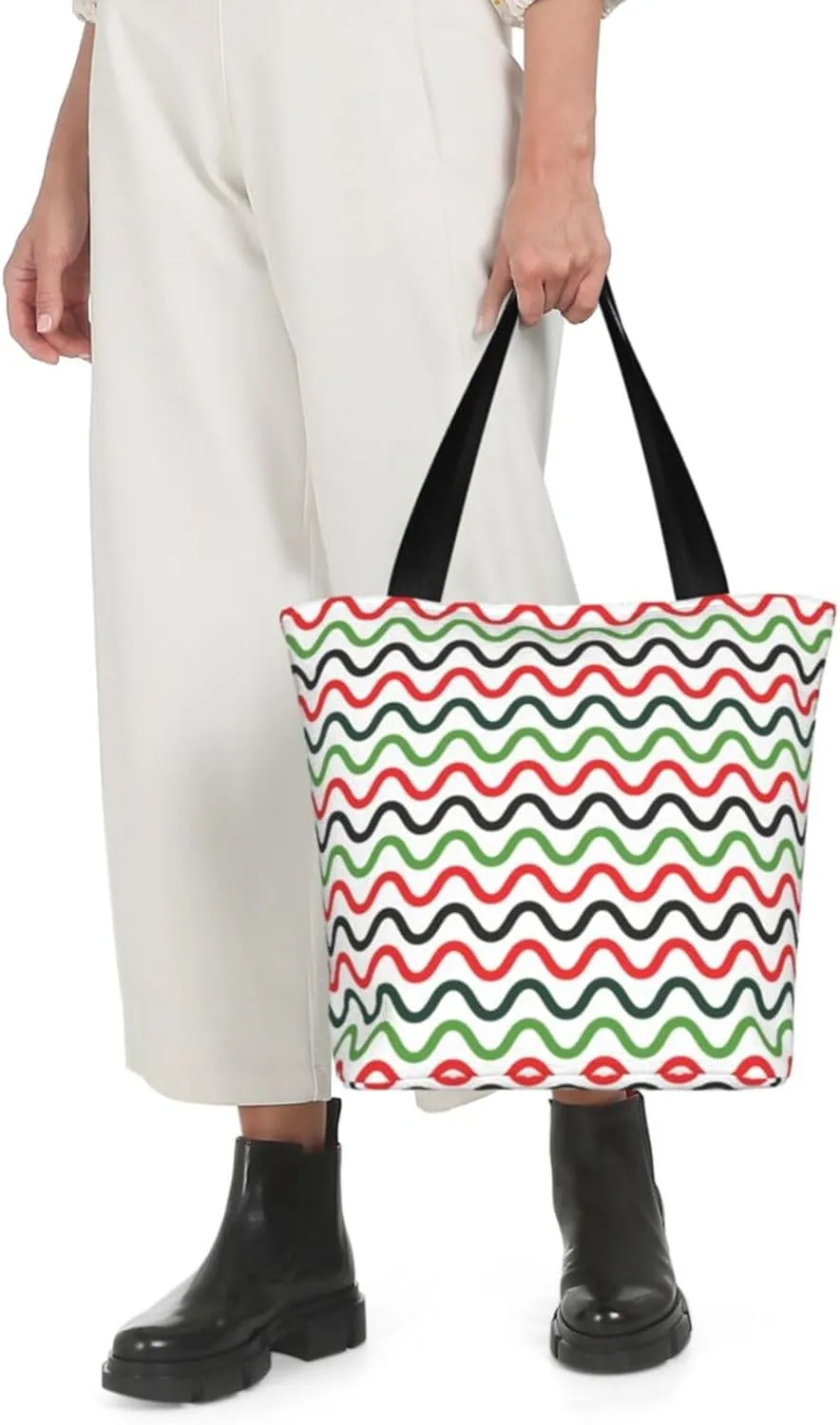 Watermelon Watermelon Seeds Women's Tote Bag Lightweight Shopping Handbag Travel Shoulder Bag With Zipper