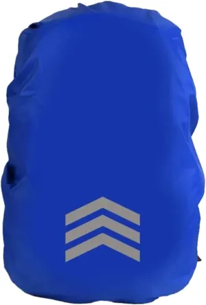 Waterproof Backpack Rain Cover Outdoor Reflective Backpack Rain Cover Night Cycling Hiking Safety Climbing Bag Cover Waterproof Rain Cover for Backpack 18-45L for Hiking，Camping(Deep Blue-XS)
