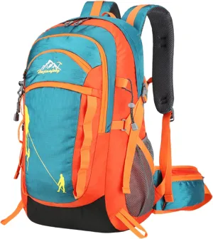 Waterproof Camping Backpack | Water Resistant Sports Daypack,Large Capacity Gear Bag, Multipurpose Bag for Men and Women