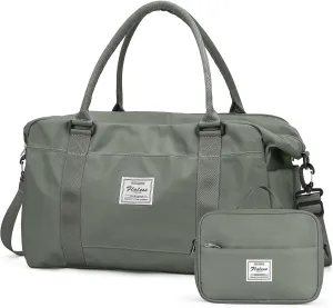 Weekender Bags for Women, Travel Duffle Bag with Laptop Pocket, Carry on Overnight Bag with Separate Toiletry Bag