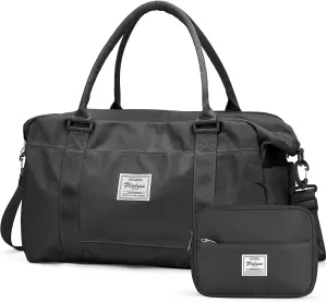 Weekender Bags for Women, Travel Duffle Bag with Laptop Pocket, Carry on Overnight Bag with Separate Toiletry Bag