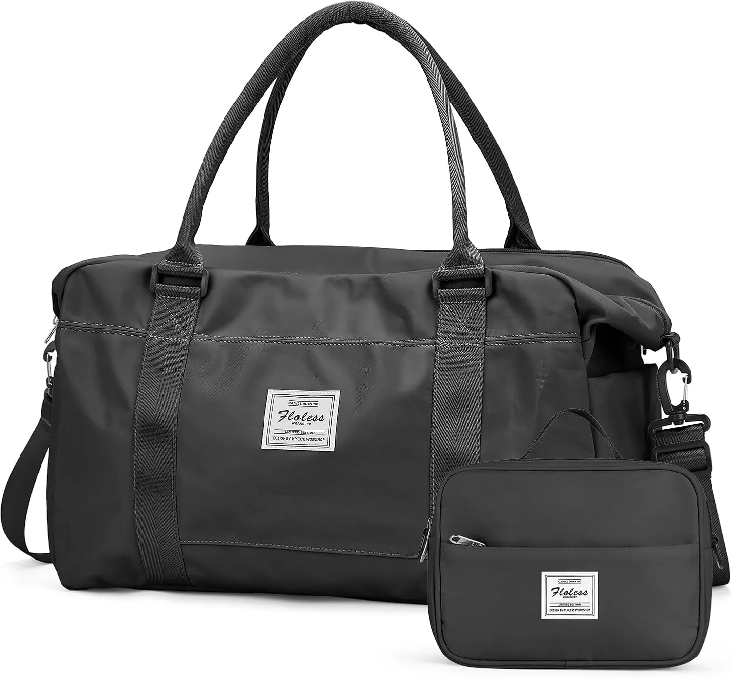 Weekender Bags for Women, Travel Duffle Bag with Laptop Pocket, Carry on Overnight Bag with Separate Toiletry Bag