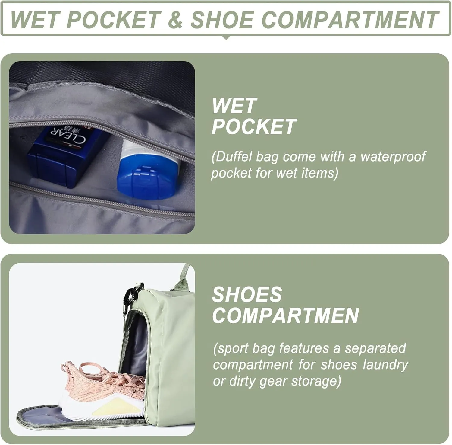 Weekender Duffel Bags for Women Men, Travel Totes Bag for Airplane, Cute Sports Gym Dance Overnight Luggage Bag with Wet Pocket Shoe Compartment, Carry On Hospital Bag for Labor and Delivery
