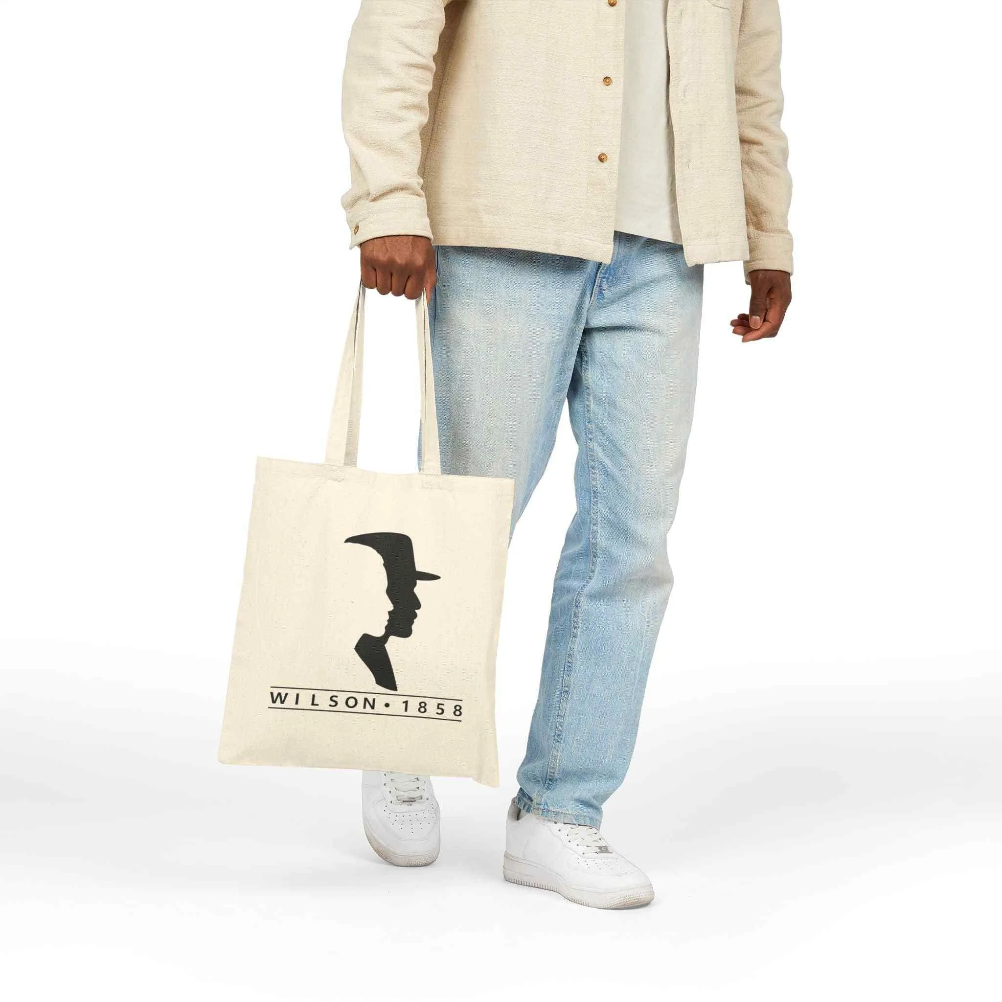 Wilson Silhouette Cotton Canvas Tote Bag