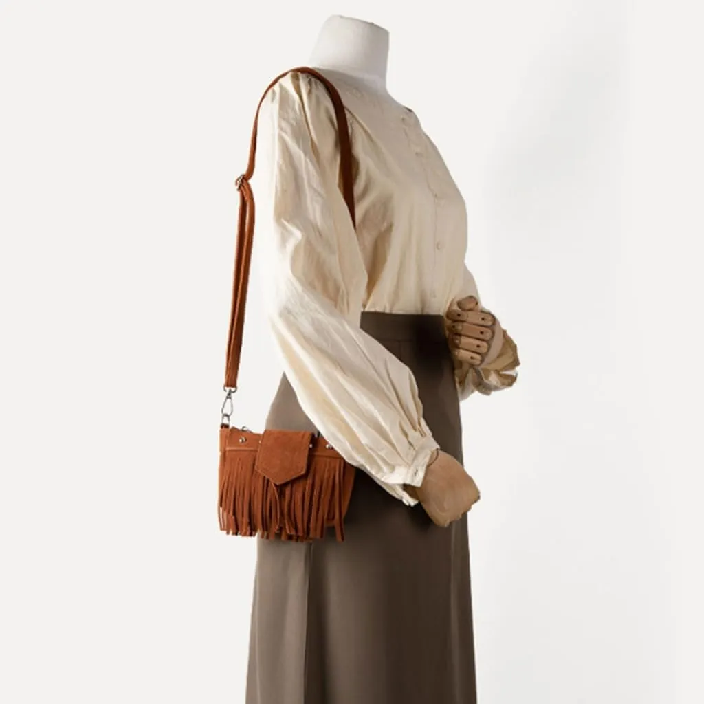 Women Bag Korean Styles Crossbody Bag Retro Shoulder Bag Shopping Bag Tassels Messenger Bag for Everyday