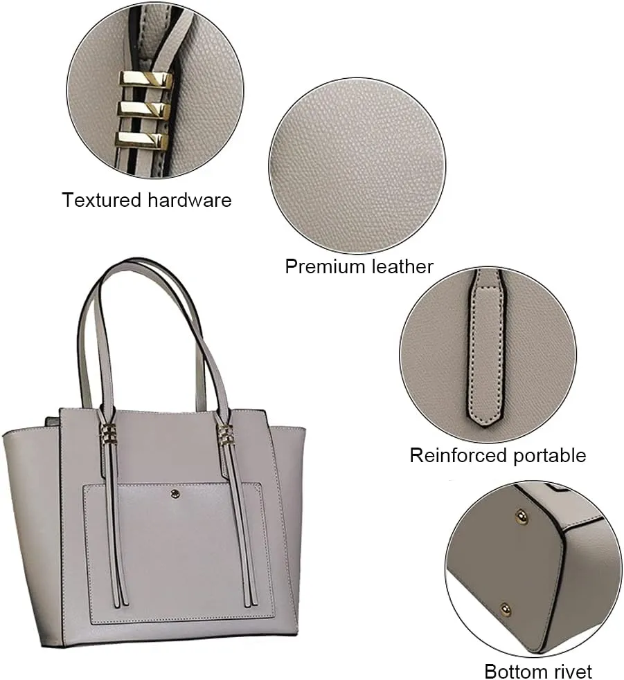 Women Fashion Handbags Tote Bag Shoulder Bags Wallet Messenger Bag for Ladies 3 Pcs Set