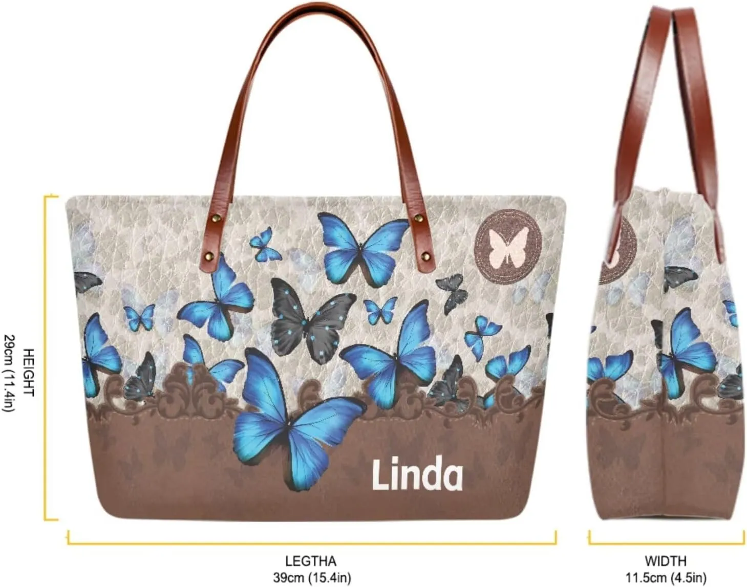 Women Handbags Wallet Tote Bag Shoulder Bag Top Handle Satchel Purse Set 2pcs