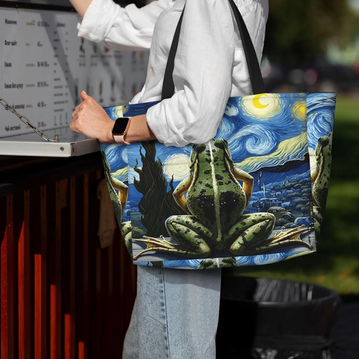 Women Large Beach Bag Travel Weekender Foldable Tote Bag for Pool Beach Vacation Gym