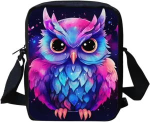 Women Men Small Crossbody Bag Messenger Purse for Traveling Shopping