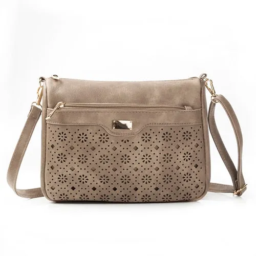 Women Messenger Bag Anti-slip Broad collection New Double Zipper