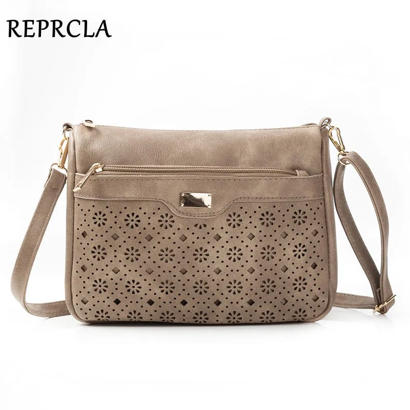 Women Messenger Bag Anti-slip Broad collection New Double Zipper