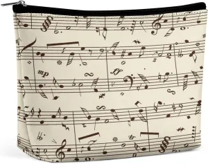 Women PU Leather Cosmetic Bag, Makeup Case Purse Holder Zipper Pouch Handbag Organizer Toiletry Storage 6.8x5.9x2.3 in
