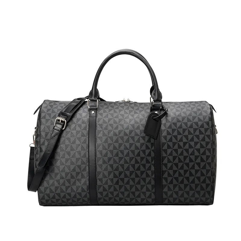 Women's Short-distance Portable Large Capacity Business Printing Boston Travel Bags