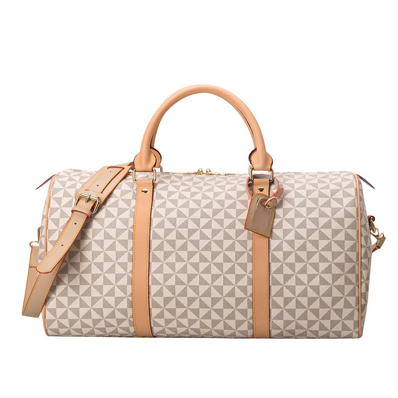 Women's Short-distance Portable Large Capacity Business Printing Boston Travel Bags
