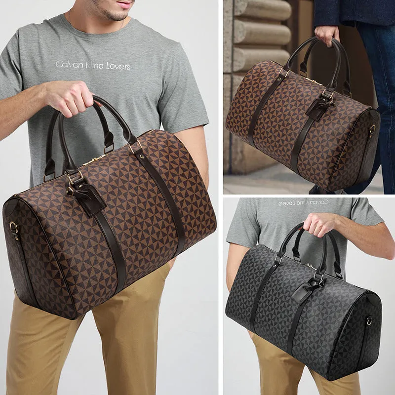 Women's Short-distance Portable Large Capacity Business Printing Boston Travel Bags