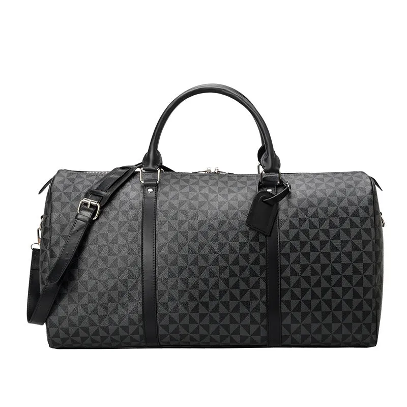 Women's Short-distance Portable Large Capacity Business Printing Boston Travel Bags