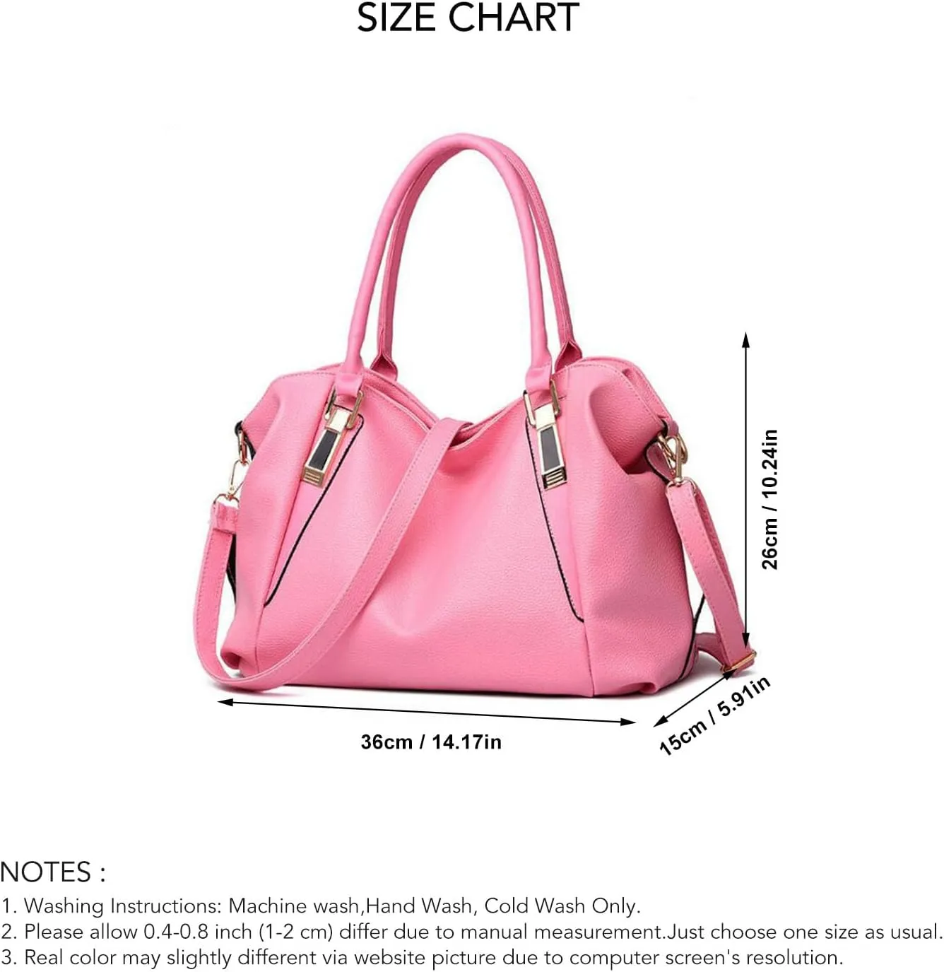 Women's Soft PU Shoulder Bag, Large Capacity Handbag, Fashionable and Elegant Design for Work and Daily Use