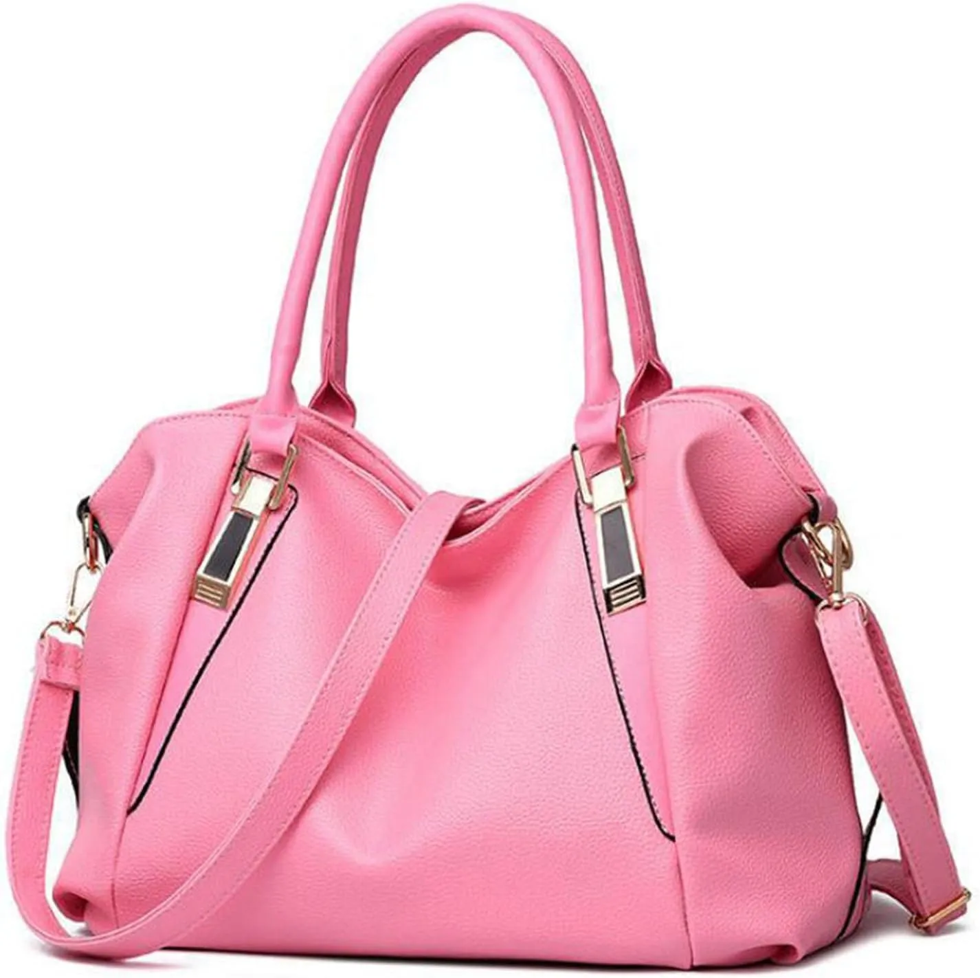 Women's Soft PU Shoulder Bag, Large Capacity Handbag, Fashionable and Elegant Design for Work and Daily Use