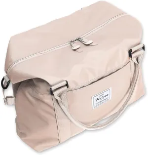 Womens travel bags, weekender carry on for women, sports Gym Bag, workout duffel bag, overnight shoulder Bag fit 15.6 inch Laptop (Large, Off White)