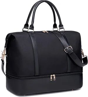 Womens Travel Weekender Bag Canvas Carry on Overnight Tote Luggage Duffel Beach Bags