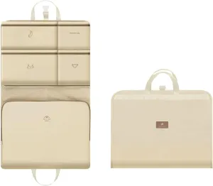 WOOMADA Packing Cubes for Suitcases, Hanging Travel Organizer Bags, Multifunctional compartment Luggage Organizer Bags for Clothes, Underwear, and Accessories(Beige)