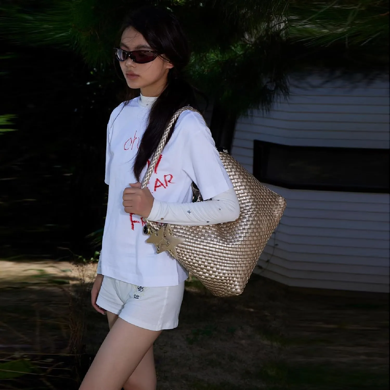 Woven Tote Bag for Women, Shoulder Handbags, Beach Hobo, Handwoven Satchel Underarm Bag, Top-Handle Bag With Purses
