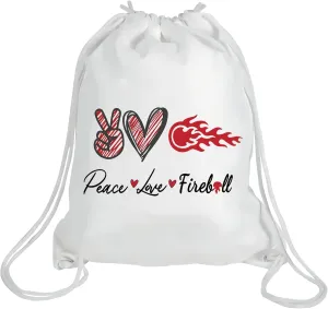 WZMPA Whisky Cosmetic Bag Whisky Fans Gift Peace Love Whisky Makeup Zipper Pouch Bag (Peace Fire BP)
