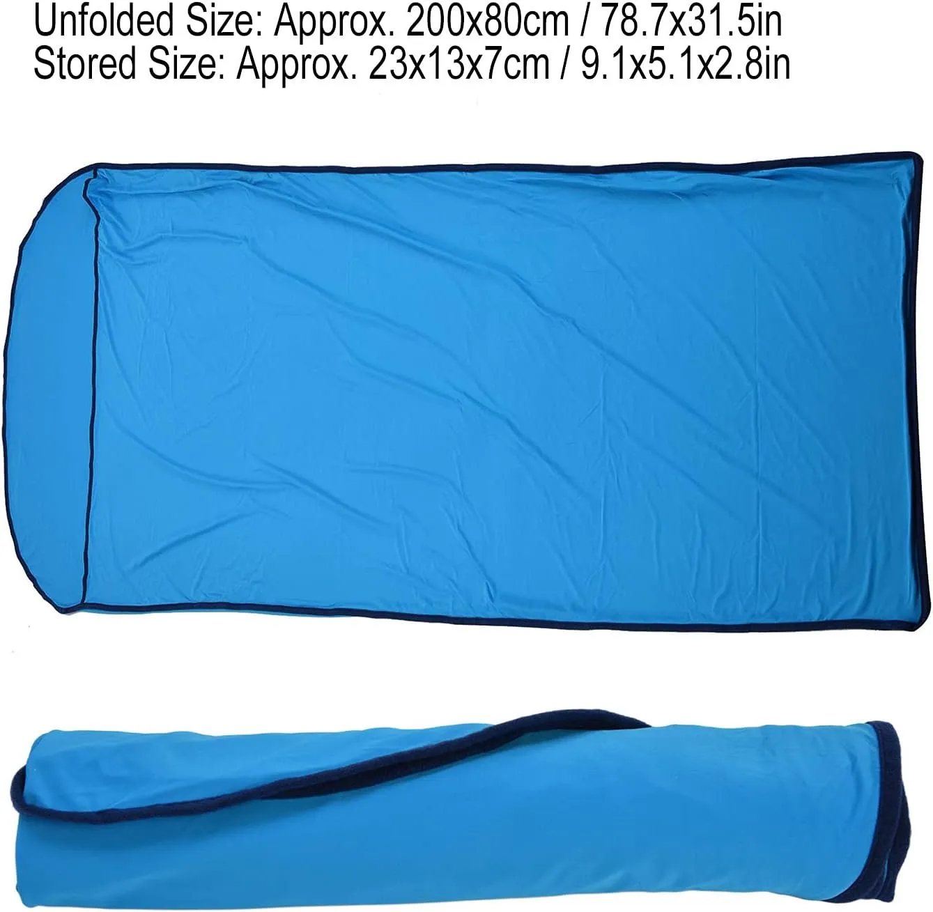 XPSSJMU Sleeping Bag Liner Portable Multifunctional Elastic Sleeping Sack Liner for Backpacking Hotel Hostels Traveling