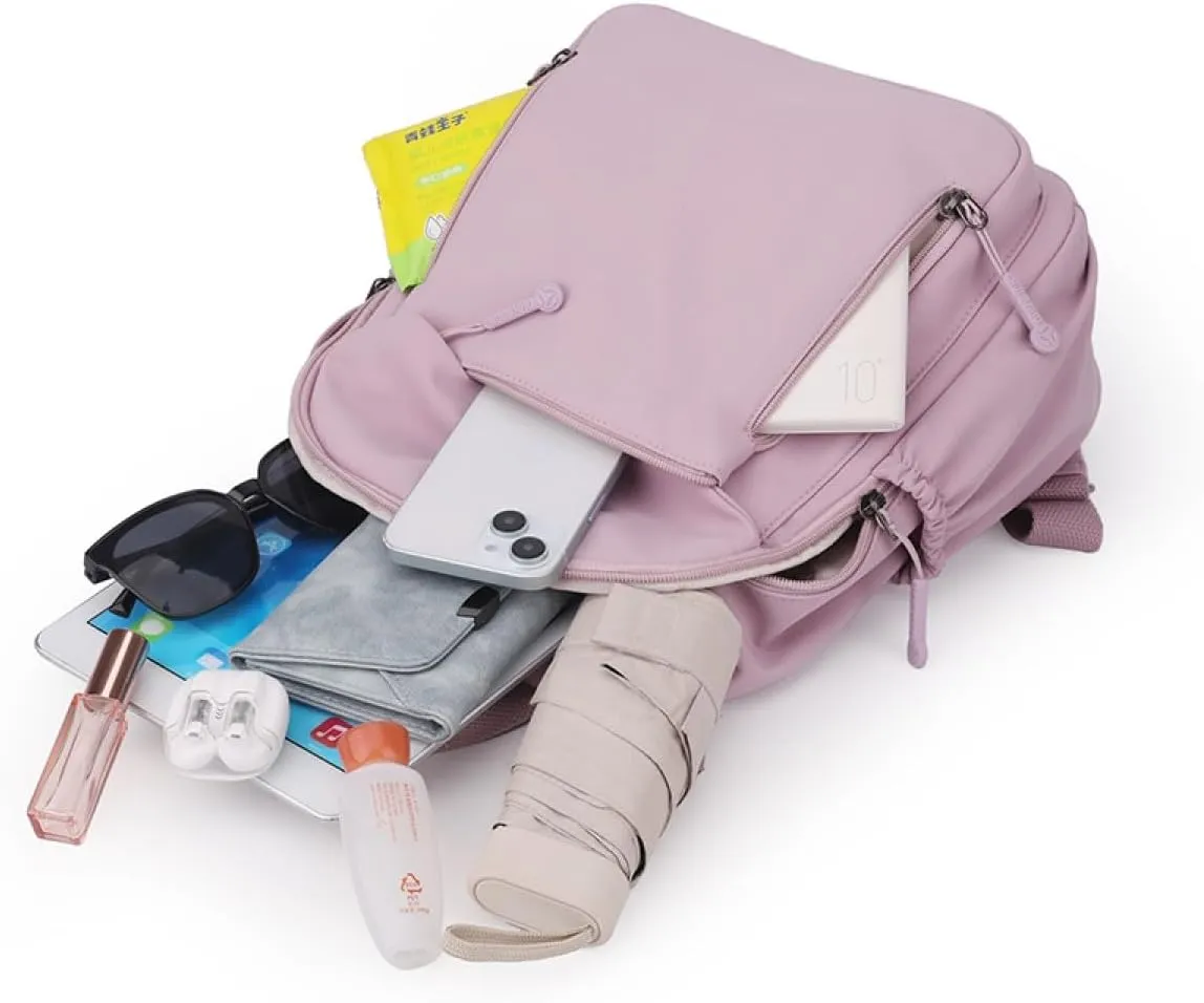 YANAER Mini Backpack for Women Small Backpack Lightweight Purse Cute Stylish College Bookbag Casual Daypack Work Travel PartyCaramel