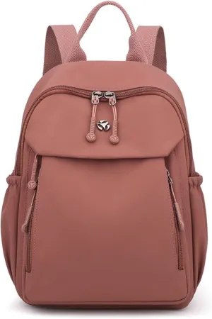 YANAER Mini Backpack for Women Small Backpack Lightweight Purse Cute Stylish College Bookbag Casual Daypack Work Travel PartyCaramel