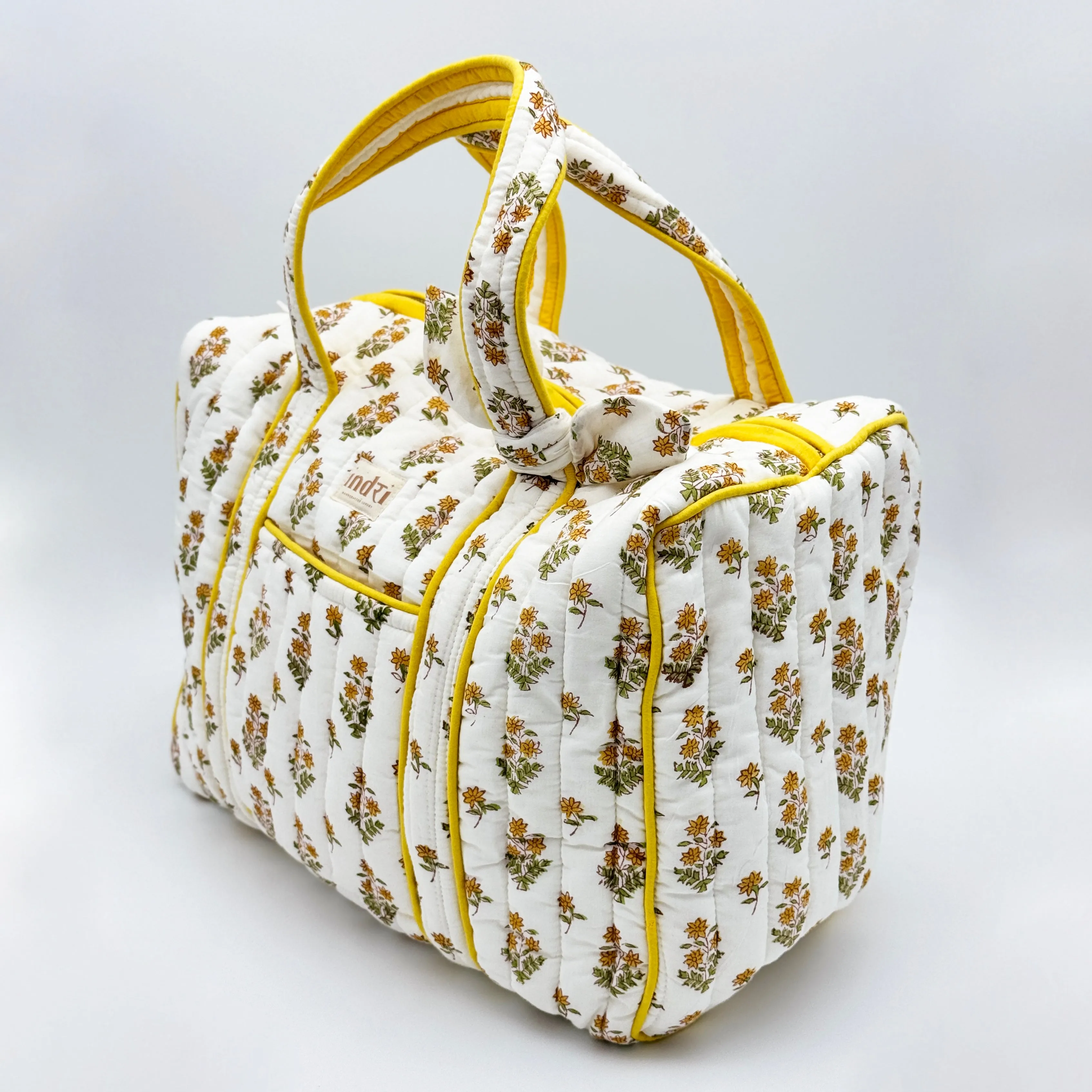 Yellow Overnight Duffle Bag
