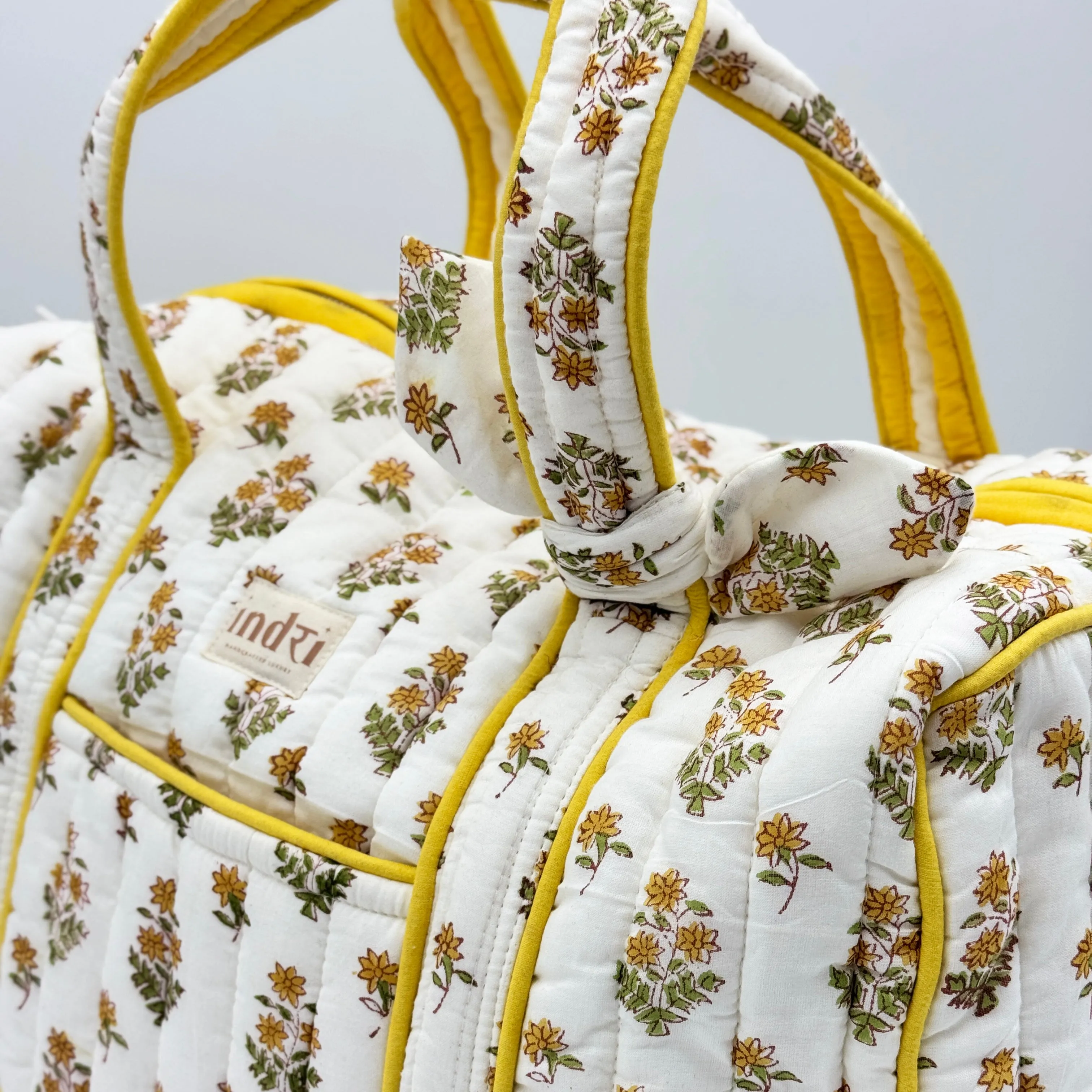 Yellow Overnight Duffle Bag