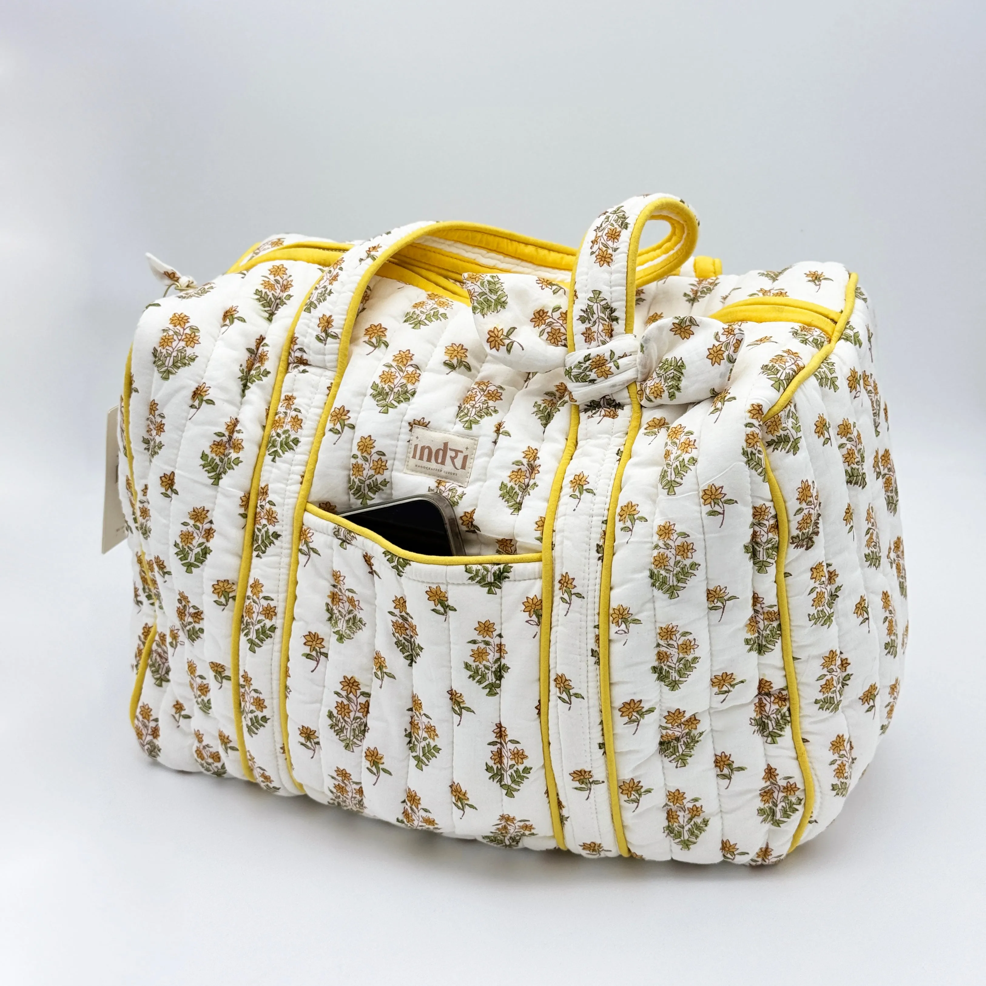 Yellow Overnight Duffle Bag