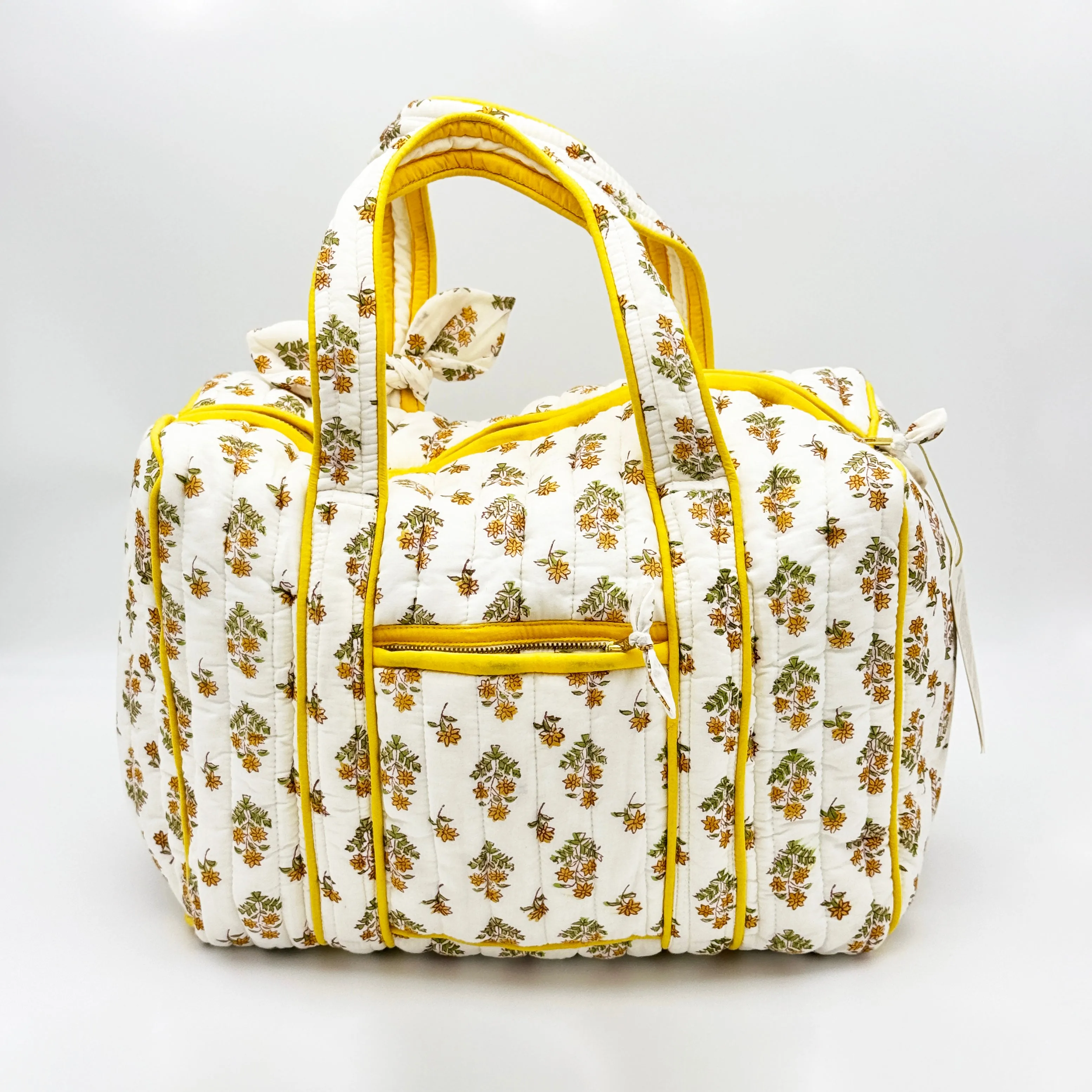 Yellow Overnight Duffle Bag