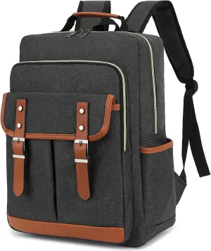 YGR Laptop Backpack for Women, Female, College, Travel, Business, Outdoor Sports, Office, Work in Black
