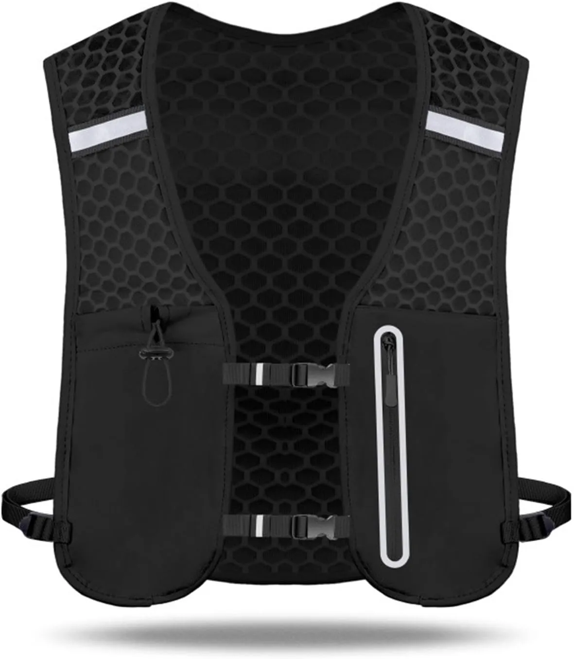 YIJU Running Vest Pack Hydration Vest Portable Waterproof Sturdy Water Backpack for Women Men for Hiking Riding Adventure Camping