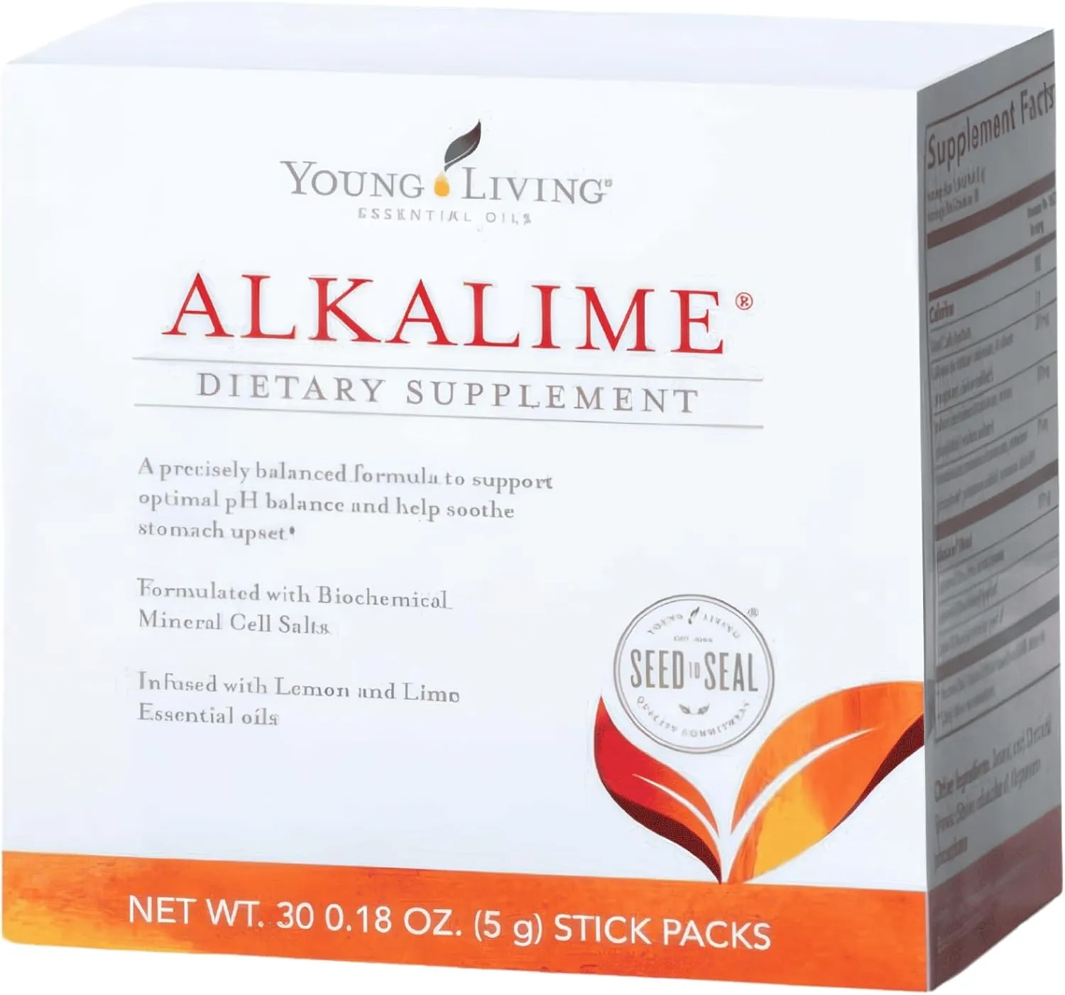 Young Living AlkaLime Stick Packs | 30 ct | Vitamin & Mineral Supplement | Digestive Wellness | Gentle on The Stomach | Infused with Calcium, Potassium, & Sodium