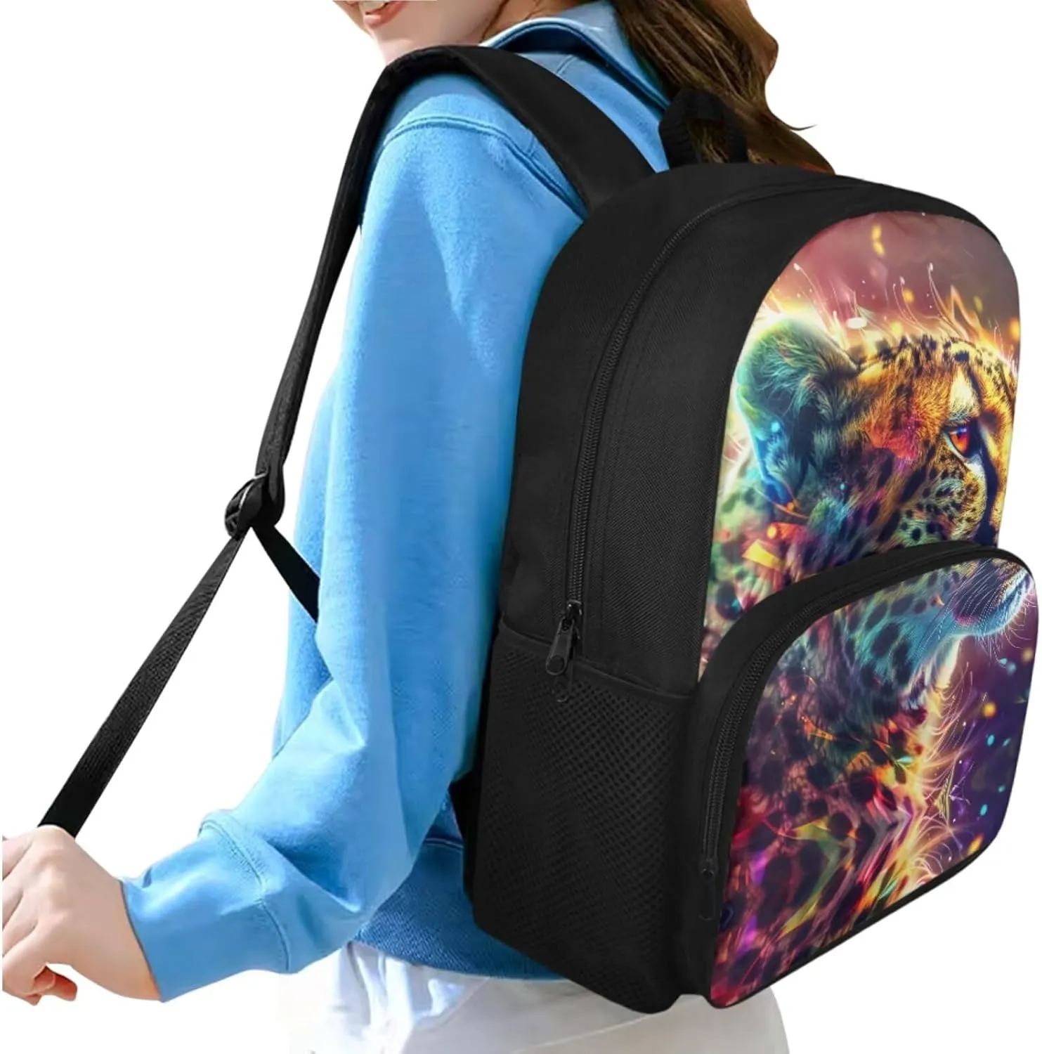 Ystardream Corgi Backpack for Boys 10-12 Kids Backpack with Lunch Box Pencil Box Portable Student Backpack for Teenagers Primary School Backpack for School Travel Dance Sports Camping Jogging