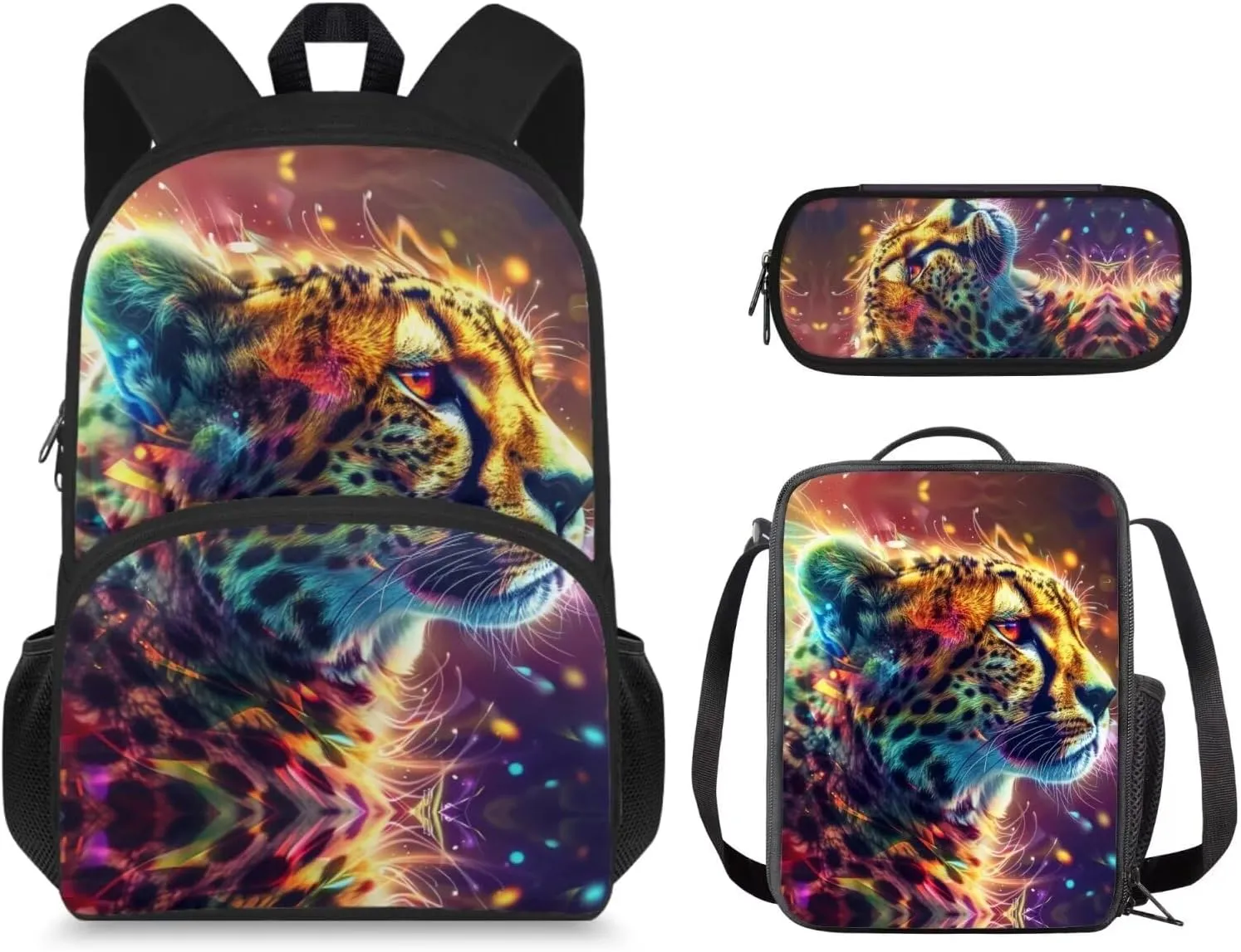 Ystardream Corgi Backpack for Boys 10-12 Kids Backpack with Lunch Box Pencil Box Portable Student Backpack for Teenagers Primary School Backpack for School Travel Dance Sports Camping Jogging