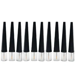 ZHONGJIUYUAN 10 Pieces 8ml Empty Plastic Bottle Pplastic Eyeliner Eyelash tube Eyebrow Cosmetic Bottle DIY Liquid Eyeliner Mascara Eyelash Cosmetic Bottle Container With Brush
